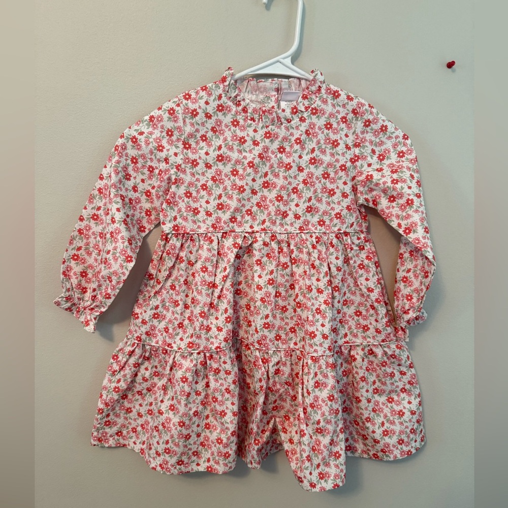 Stitchy Fish Floral Long Sleeve Dress
